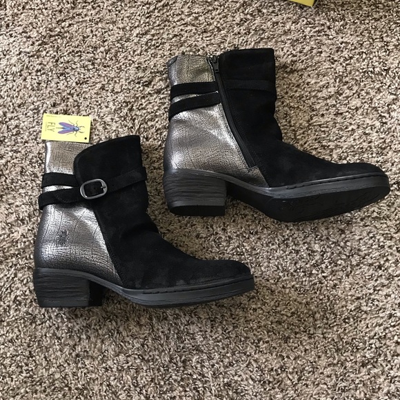 fly london silver boots